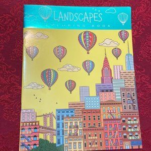 2/$12❤️❤️❤️NWTs LANDSCAPES Coloring Book